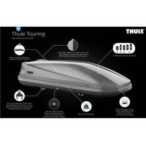 กล่องสัมภาระบนหลังคา Thule Touring 780 RoofBox L กล่องใส่ของบนหลังคารถ ติดตั้งกับ แร็คหลังคา - Image 10