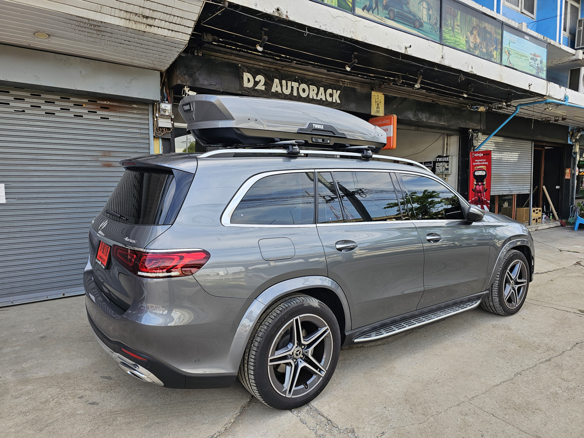 Benz GLS 350d ติดตั้ง roofbox THULE รุ่น Motion XT Size XL