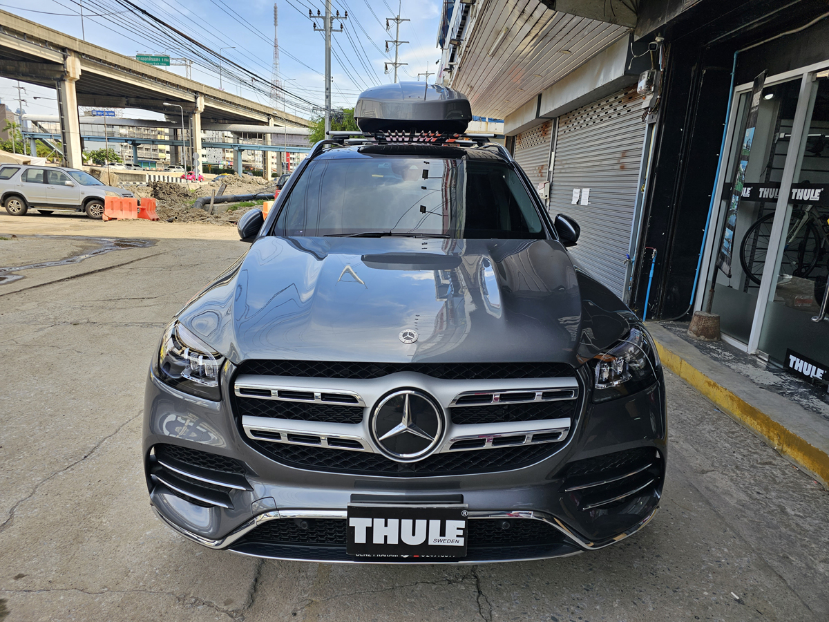 Benz GLS 350d ติดตั้ง กล่องสัมภาระบนหลังคา THULE Roofbox รุ่น Motion XT Size XL
