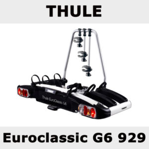 แร็คจักรยาน thule euroclassic G6 929 สำหรับบรรทุกจักยาน 3 คัน แร็คจักรยานหลังคารถ สามารถยึดกับตัวจักรยานได้ทุกยี่ห้อ