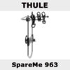 แร็คแขวนจักรยานท้ายรถ THULE Spareme 963 ออกแบบมาสำหรับใช้กับยางอะไหล่ได้หลากประเภท ไม่มีการเจาะตัวรถ