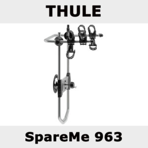 แร็คแขวนจักรยานท้ายรถ THULE Spareme 963 ออกแบบมาสำหรับใช้กับยางอะไหล่ได้หลากประเภท ไม่มีการเจาะตัวรถ