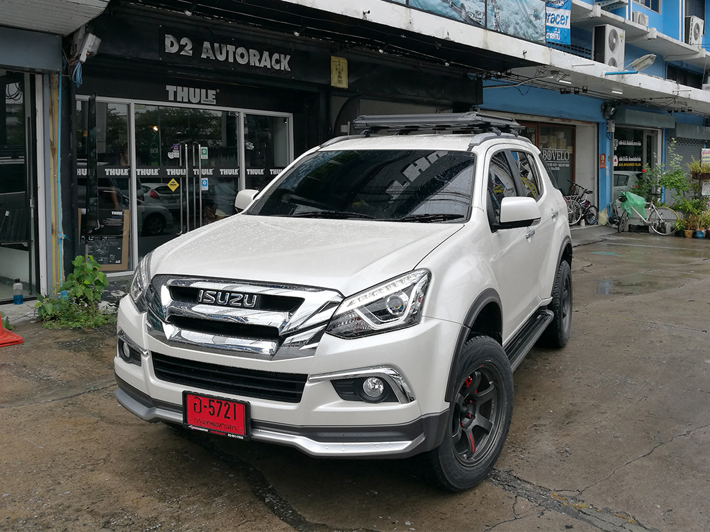 ติดแร็คหลังคา CarryBoy รุ่น CB-535N-02B ใส่แร็คหลังคา แครี่บอย tatumrack แร็คหลังคาตะแกรง