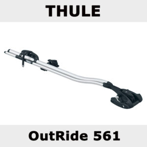 แร็คจักรยานติดตั้งบนหลังคา THULE OutRide 561 ออกแบบและผลิตจากยุโรปทั้งหมด วัสดุผลิตจากอลูมิเนียมเกรด A