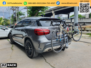ติดตั้งแร็คจักรยาน THULE Xpress 970 ติดตั้งกับ Benz GLA250 แร็คจักรยานหลังคา rackยึดจักรยาน เบนซ์ จีเอลเอ 250