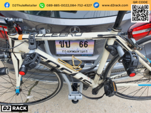 แร็คจักรยานในรถsuv THULE Xpress 970 ติดตั้งกับ Benz GLA250 rackจักรยาน แร็คยึดจักรยานในรถ เบนซ์ จีเอลเอ 250