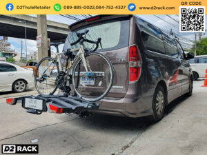 แร็คจักรยาน THULE EasyFold 934 XT ติดตั้งกับ Hyundai H1 ที่แขวนจักรยาน แร็คห้อยจักรยาน ฮุนได เอชวัน