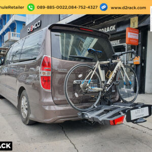 แร็คจักรยาน THULE EasyFold 934 XT ติดตั้งกับ Hyundai H1 ที่แขวนจักรยาน แร็คห้อยจักรยาน ฮุนได เอชวัน
