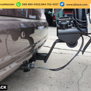 แร็คจักรยานท้ายรถ THULE EasyFold 934 XT ติดตั้งกับ Hyundai H1 rackจักรยาน แร็คติดรถจักรยาน ฮุนได เอชวัน