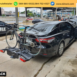 แร็คท้ายจักรยาน THULE EasyFold 933 XT ติดตั้งกับ Toyota Camry แร็คติดจักรยาน แร็คขนจักรยาน โตโยต้า คัมรี่
