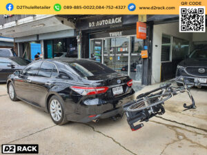 ที่แขวนจักรยานหลังรถ THULE EasyFold 933 XT ติดตั้งกับ Toyota Camry แร็คบรรทุกจักรยาน ที่แขวนจักรยานท้ายรถsuv โตโยต้า คัมรี่