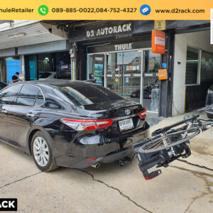 ที่แขวนจักรยานหลังรถ THULE EasyFold 933 XT ติดตั้งกับ Toyota Camry แร็คบรรทุกจักรยาน ที่แขวนจักรยานท้ายรถsuv โตโยต้า คัมรี่