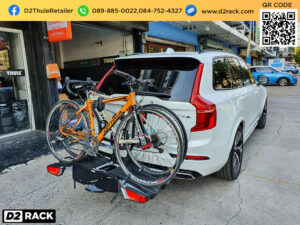 แร็ครถจักรยาน THULE EasyFold 933 XT ติดตั้งกับ Volvo XC90 thaibikerack rackจักรยานติดท้ายรถ วอลโว่ เอ็กซ์ซี 90