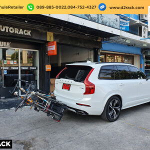 rackจักรยานในรถ THULE EasyFold 933 XT ติดตั้งกับ Volvo XC90 แร็คยึดจักรยานท้ายรถ แร็คจักรยานติดท้ายรถ วอลโว่ เอ็กซ์ซี 90