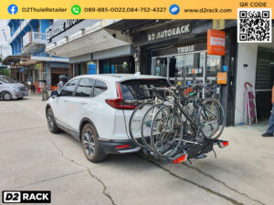 แร็คจักรยานทําเอง THULE EasyFold934 ติดตั้งกับ Honda CRV G5 rackแขวนจักรยาน rackจักรยานในรถ ฮอนด้า ซีอาร์วี