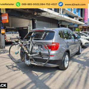 แร็คบรรทุกจักรยาน THULE HangOn 972 ติดตั้งกับ BMW X3 rackหลังคาBuzzRack แร็คแขวนจักรยาน บีเอ็ม เอ็กซ์ 3