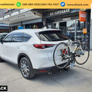 แขวนจักรยานท้ายรถ THULE HangOn 972 ติดตั้งกับ Mazda CX8 แร็คแขวนจักรยานท้ายรถ แร็คจักรยานติดท้ายรถ มาสด้า ซีเอ็กซ์ 8