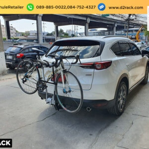 แร็คท้ายจักรยาน THULE HangOn 972 ติดตั้งกับ Mazda CX8 แร็คติดจักรยาน แร็คขนจักรยาน มาสด้า ซีเอ็กซ์ 8