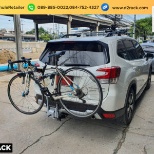 แร็คใส่จักรยาน THULE HangOn 972 ติดตั้งกับ Subaru Forester แร็คจักรยานมือสอง แร็คล็อคจักรยาน ซูบารุ ฟอเรสเตอร์