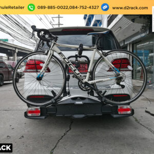 แร็คห้อยจักรยาน THULE Velocompact 925 ติดตั้งกับ Benz GLE 500e rackBuzzRackมือสอง แร็คจักรยานหลังคา เบนซ์ จีเอลอี 500 อี