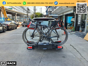 แร็คยึดท้ายรถยนต์ THULE Velocompact 925 ติดตั้งกับ Honda CRV G5 แร็คบรรทุกจักรยาน rackจักรยานติดท้ายรถ ฮอนด้า ซีอาร์วี