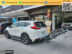 แร็คจักรยานในรถsuv THULE Velocompact 925 ติดตั้งกับ Honda CRV G5 rackจักรยาน แร็คยึดจักรยานในรถ ฮอนด้า ซีอาร์วี