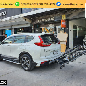 แร็คจักรยานในรถsuv THULE Velocompact 925 ติดตั้งกับ Honda CRV G5 rackจักรยาน แร็คยึดจักรยานในรถ ฮอนด้า ซีอาร์วี