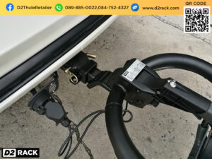 แร็คจักรยานท้ายรถ THULE Velocompact 925 ติดตั้งกับ Toyota Fortuner rackจักรยาน แร็คติดรถจักรยาน โตโยต้า ฟอร์จูนเนอร์