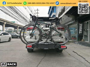 แร็คแขวนจักรยานท้ายรถ THULE Velocompact 925 ติดตั้งกับ Toyota Fortuner แร็คจักรยานในรถsuv แร็คจักรยานราคา โตโยต้า ฟอร์จูนเนอร์