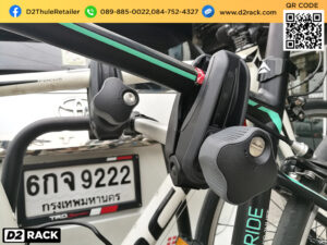 แร็คยึดจักรยานท้ายรถ THULE Velocompact 925 ติดตั้งกับ Toyota Fortuner แขวนจักรยานท้ายรถ rackบรรทุกจักรยาน โตโยต้า ฟอร์จูนเนอร์