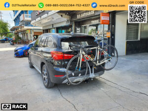 แร็คจักรยานทําเอง THULE Xpress 970 ติดตั้งกับ BMW X1 rackแขวนจักรยาน rackจักรยานในรถ บีเอ็ม เอ็กซ์วัน