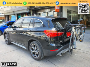 ติดตั้งแร็คจักรยาน THULE Xpress 970 ติดตั้งกับ BMW X1 rackจักรยานในรถ แร็คจักรยานรถกระบะ บีเอ็ม เอ็กซ์วัน