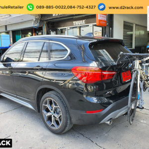 ติดตั้งแร็คจักรยาน THULE Xpress 970 ติดตั้งกับ BMW X1 rackจักรยานในรถ แร็คจักรยานรถกระบะ บีเอ็ม เอ็กซ์วัน