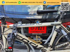 rackยึดจักรยาน THULE Xpress 970 ติดตั้งกับ BMW X1 แร็คห้อยจักรยาน rackจักรยาน บีเอ็ม เอ็กซ์วัน