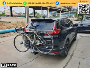 ที่แขวนจักรยานหลังรถ THULE Xpress 970 ติดตั้งกับ Honda CRV G5 แร็คบรรทุกจักรยาน ที่แขวนจักรยานท้ายรถsuv ฮอนด้า ซีอาร์วี