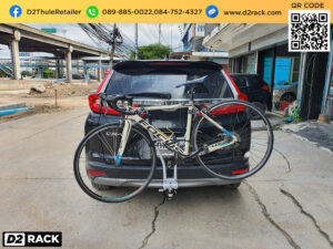 แร็คแขวนจักรยาน THULE Xpress 970 ติดตั้งกับ Honda CRV G5 ที่แขวนจักรยานหลังรถ แร็คยึดท้ายรถยนต์ ฮอนด้า ซีอาร์วี