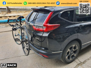 แร็คติดรถจักรยาน THULE Xpress 970 ติดตั้งกับ Honda CRV G5 ที่แขวนจักรยานหลังรถ rackแขวนจักรยานท้ายรถ ฮอนด้า ซีอาร์วี