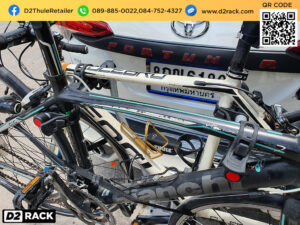 แร็คแขวนจักรยานท้ายรถ THULE Xpress 970 ติดตั้งกับ Toyota Fortuner แร็คจักรยานในรถsuv แร็คจักรยานราคา โตโยต้า ฟอร์จูนเนอร์