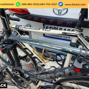 แร็คแขวนจักรยานท้ายรถ THULE Xpress 970 ติดตั้งกับ Toyota Fortuner แร็คจักรยานในรถsuv แร็คจักรยานราคา โตโยต้า ฟอร์จูนเนอร์