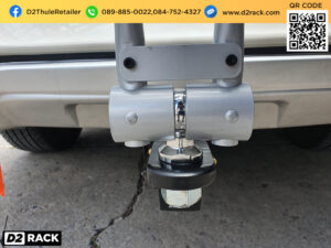 แขวนจักรยานท้ายรถ THULE Xpress 970 ติดตั้งกับ Toyota Fortuner แร็คแขวนจักรยานท้ายรถ แร็คจักรยานติดท้ายรถ โตโยต้า ฟอร์จูนเนอร์