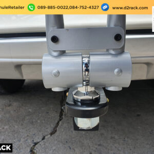 แขวนจักรยานท้ายรถ THULE Xpress 970 ติดตั้งกับ Toyota Fortuner แร็คแขวนจักรยานท้ายรถ แร็คจักรยานติดท้ายรถ โตโยต้า ฟอร์จูนเนอร์