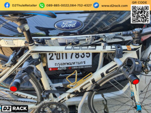 แร็คจักรยานหลังคา THULE Xpress 970 ติดตั้งกับ Ford Everest ที่วางจักรยาน แร็คยึดจักรยานในรถ ฟอร์ด เอเวอเรสต์