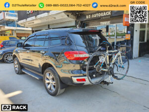 ที่ยึดจักรยาน THULE Xpress 970 ติดตั้งกับ Ford Everest แร็คจักรยานท้ายรถ rackติดจักรยาน ฟอร์ด เอเวอเรสต์