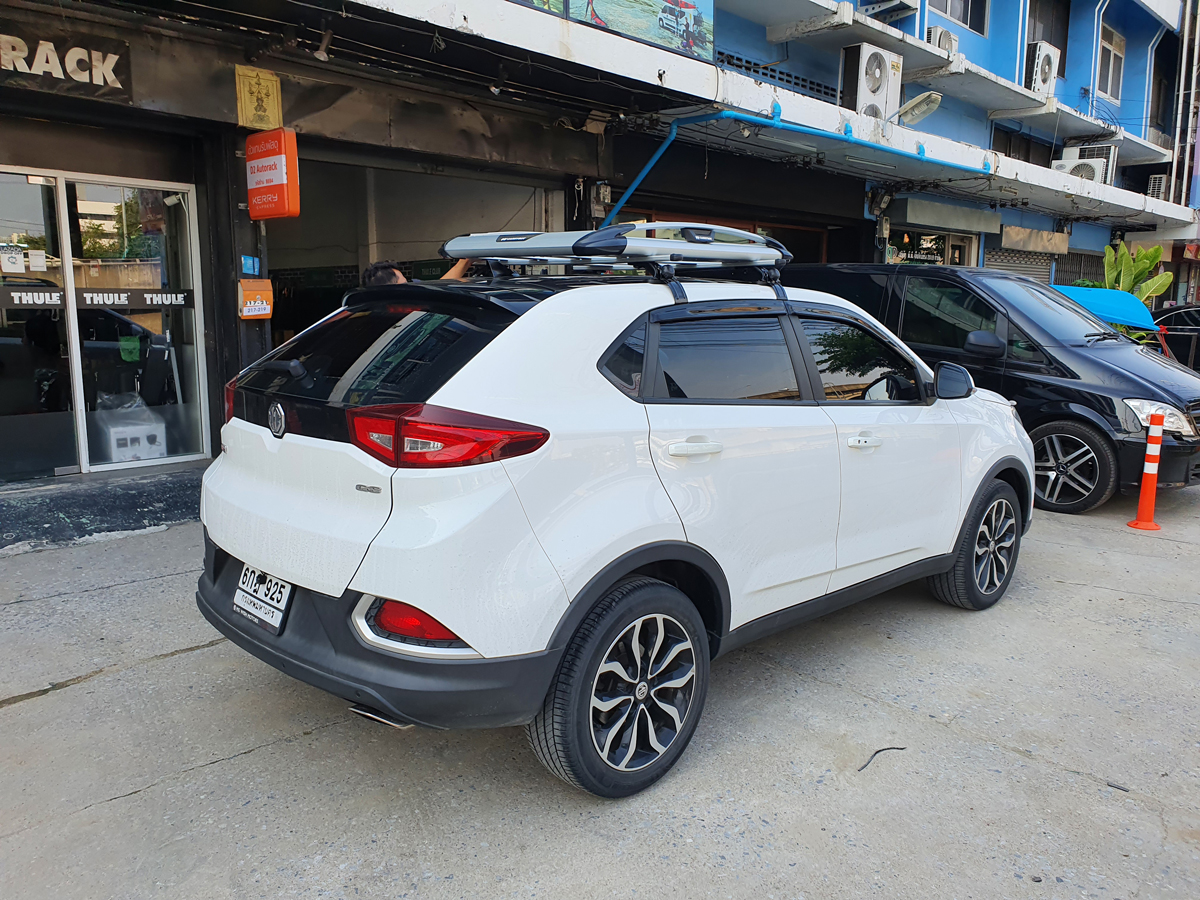 MG GS ติดตั้ง แร็คหลังคามือสอง CARRYBOY Roofrack รุ่น CB550N 100x120 cm