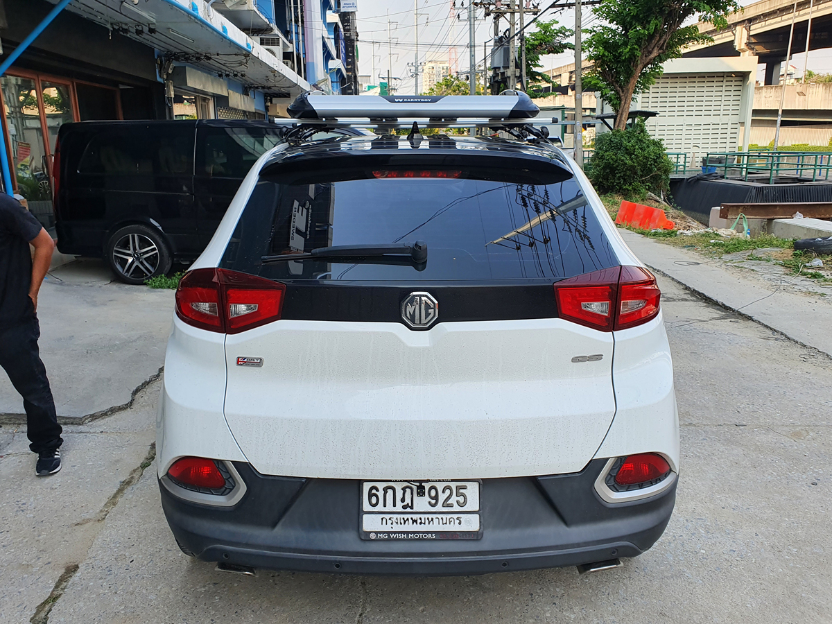 MG GS ติดตั้ง ที่เก็บของบนหลังคา CARRYBOY Roofrack รุ่น CB550N 100x120 cm