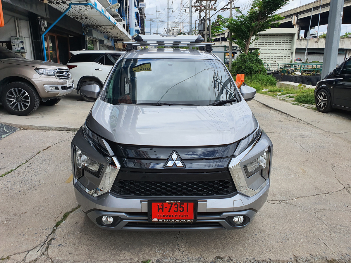 Mitsubishi Xpander ติดตั้ง ติดแร็คหลังคา CARRYBOY Roofrack รุ่น CB550N 100x120 cm