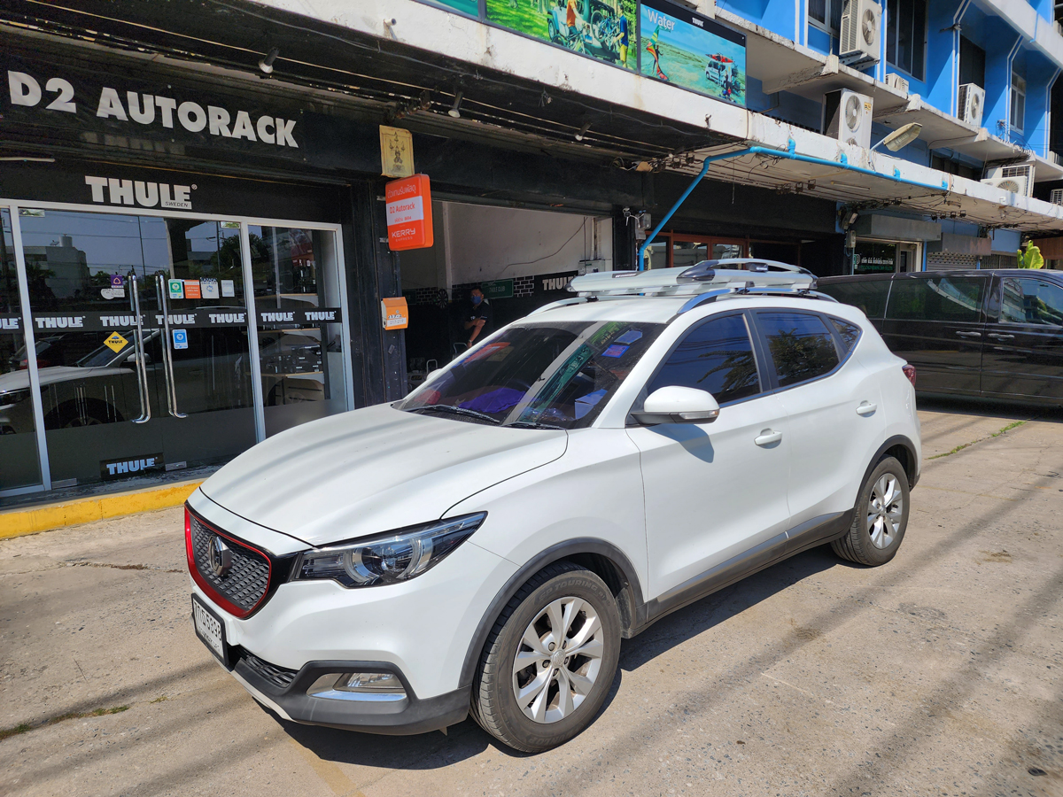 MG ZS ติดตั้ง ถาดวางของบนหลังคา CARRYBOY Roofrack รุ่น CB550N 100x120 cm