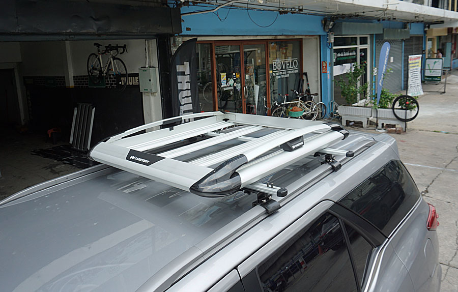 แร็คหลังคา CarryBoy รุ่น CB-550N-01 แร็คหลังคามือสอง แร็คหลังคากระบะ แครี่บอย roofrackbar ติดหลังคารถยนต์ แร็คจักรยานท้ายรถthule แร็คหลังคาออฟโรดมือสอง ขายแร็คจักรยานท้ายรถ คานแร็คหลังคา