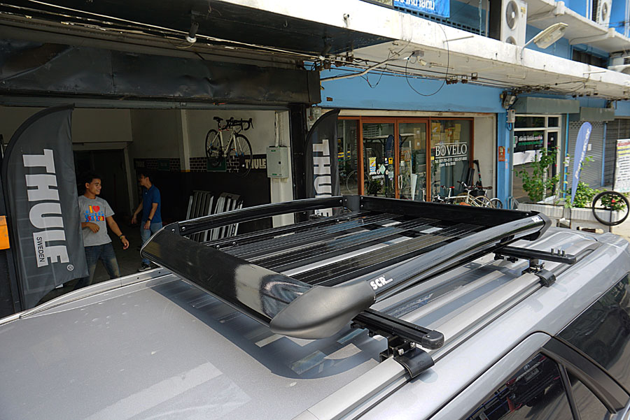 แร็คหลังคา SCR รุ่น RR04-120 แร็คหลังคามือสอง แร็คหลังคากระบะ เอสซีอาร์ roofrackbar ติดหลังคารถยนต์ แร็คจักรยานท้ายรถthule แร็คหลังคาออฟโรดมือสอง ขายแร็คจักรยานท้ายรถ คานแร็คหลังคา
