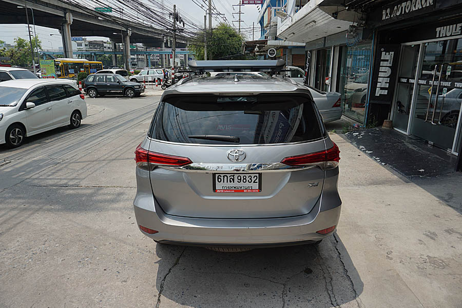 ติดแร็คหลังคา SCR รุ่น RR04-120 tatumrack thuleมือสอง เอสซีอาร์ ใส่แร็คหลังคา แร็คหลังคากระบะ4ประตู คานแร็คหลังคามือสอง แร็คหลังคามือสองthule